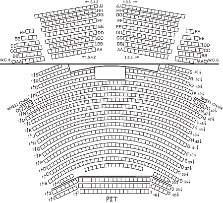 Mcaninch Arts Center Seating Chart